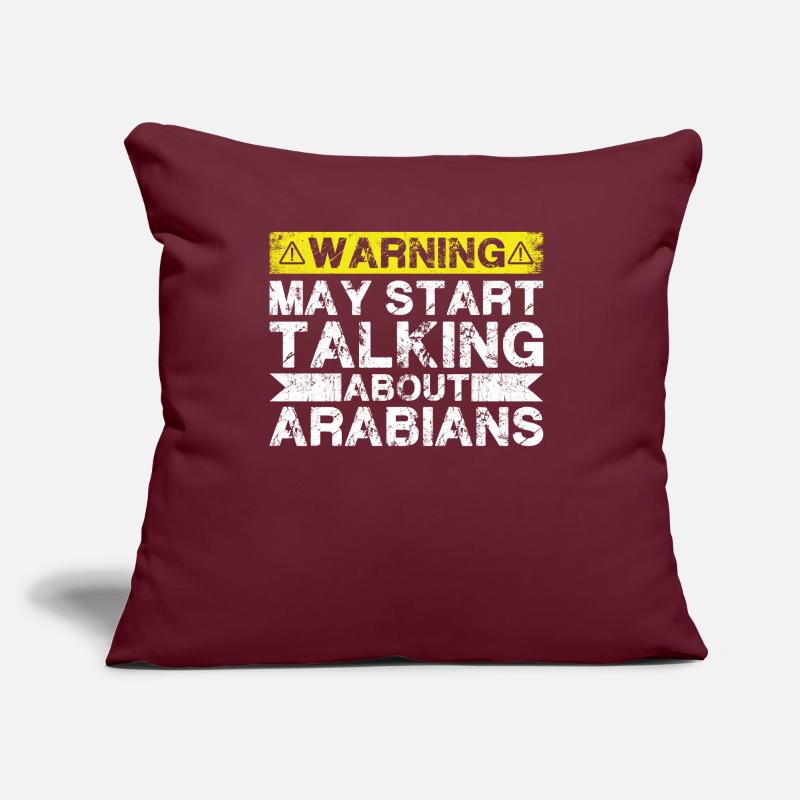 Talking about Arabs Sofa pillow with filling 45cm x 45cm