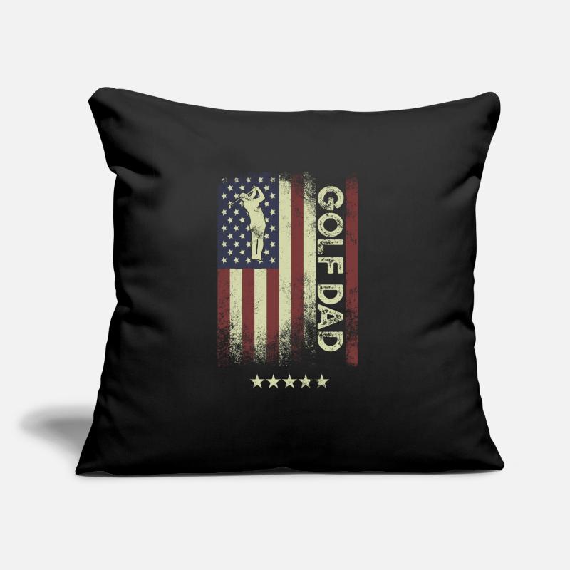 U.S. Flag - Golf Dad Sofa pillow with filling 45cm x 45cm