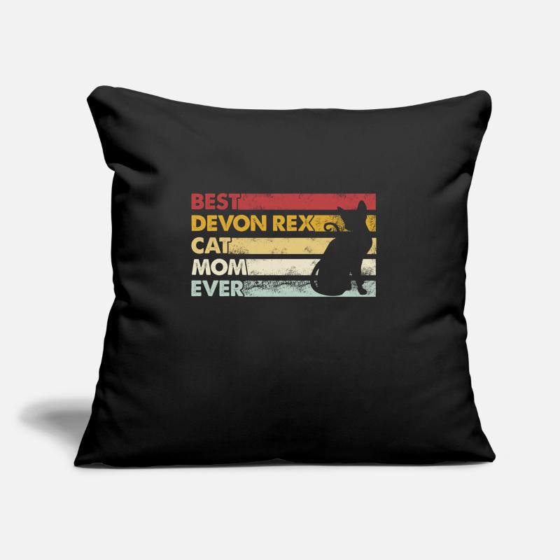 Best Mom Ever - Devon Rex Cat Sofa pillow with filling 45cm x 45cm