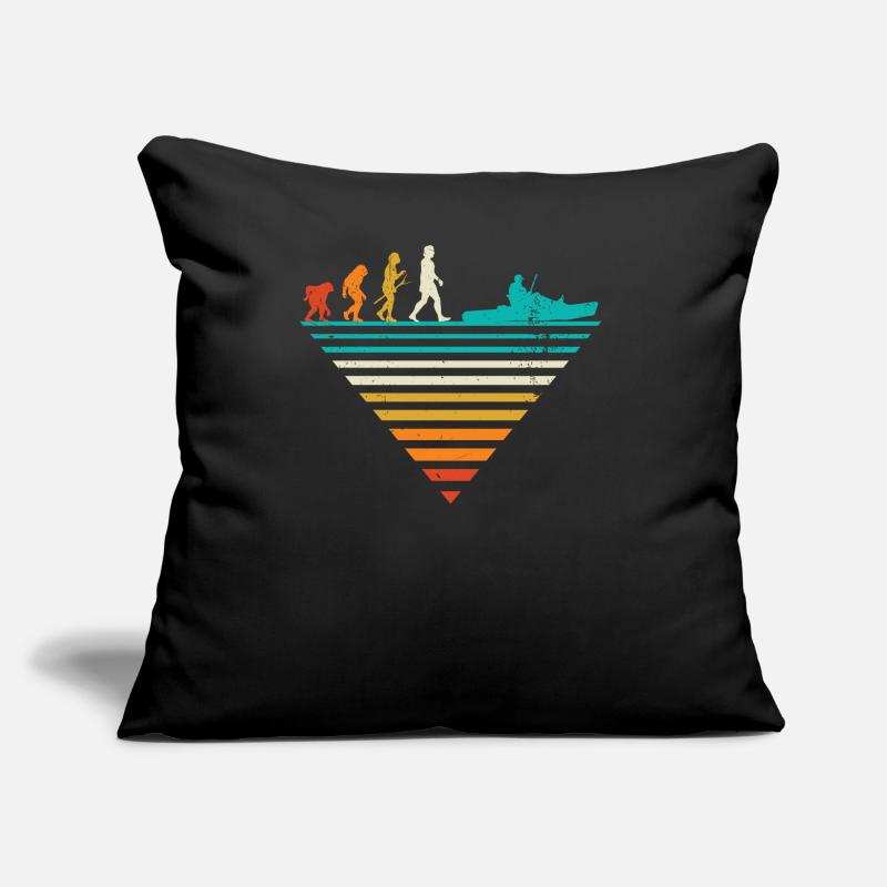 Human Evolution - Vintage Boating Sofa pillow with filling 45cm x 45cm