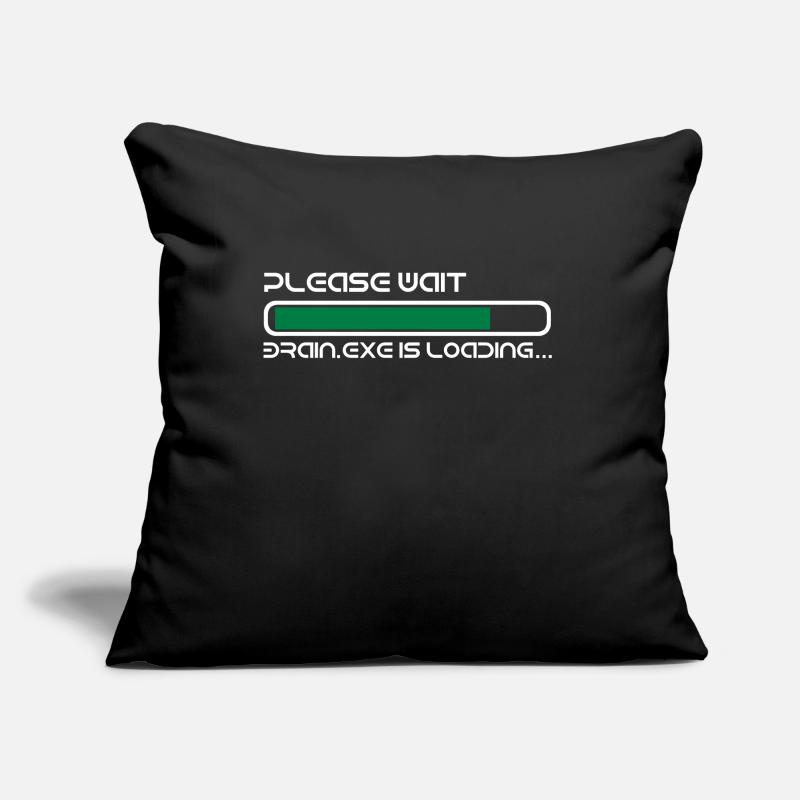 BRAIN IS LOADING Sofa pillow with filling 45cm x 45cm