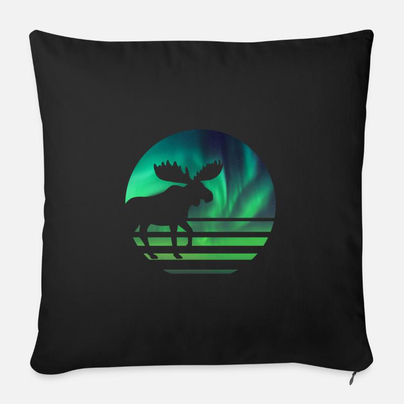 Moose - Sofa pillow with filling 45cm x 45cm - black