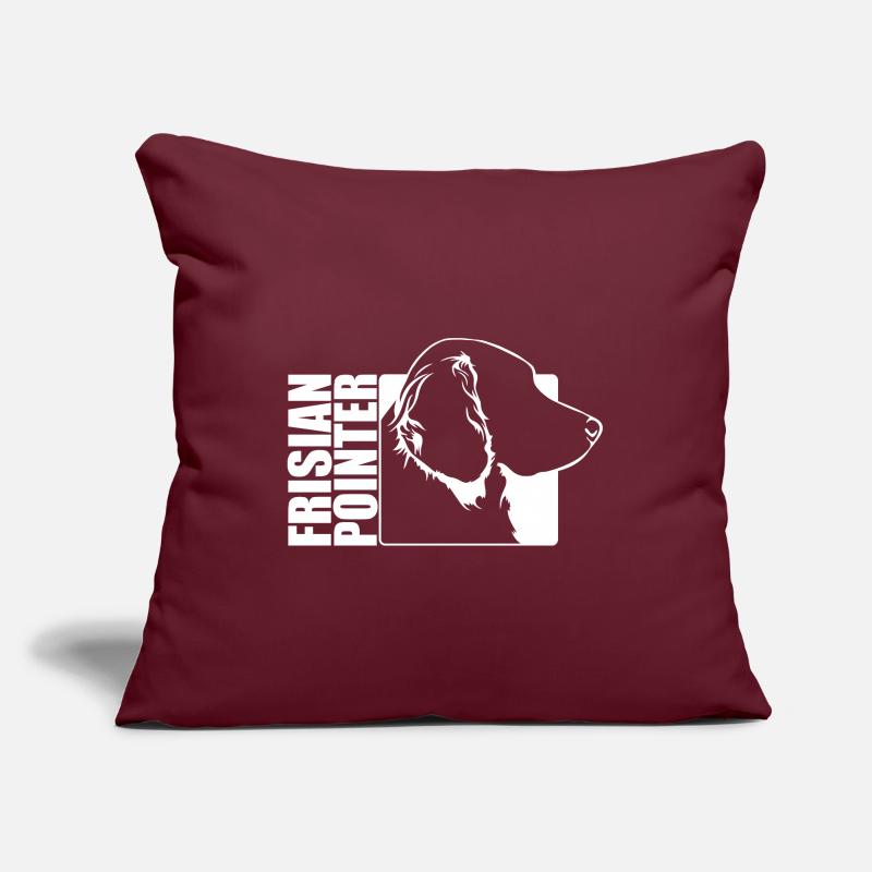 Frisian Pointer Profil Hunde Hund Wilsigns Sofakissen mit Füllung 45 x 45 cm