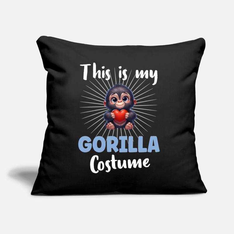 Gorilla Monkey Sofa pillow with filling 45cm x 45cm