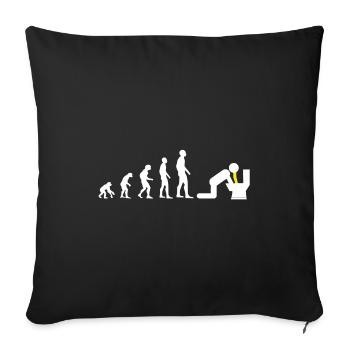 Beervolution Beer, party, barbecue, celebration - Sofa pillow with filling 45cm x 45cm - black - Front