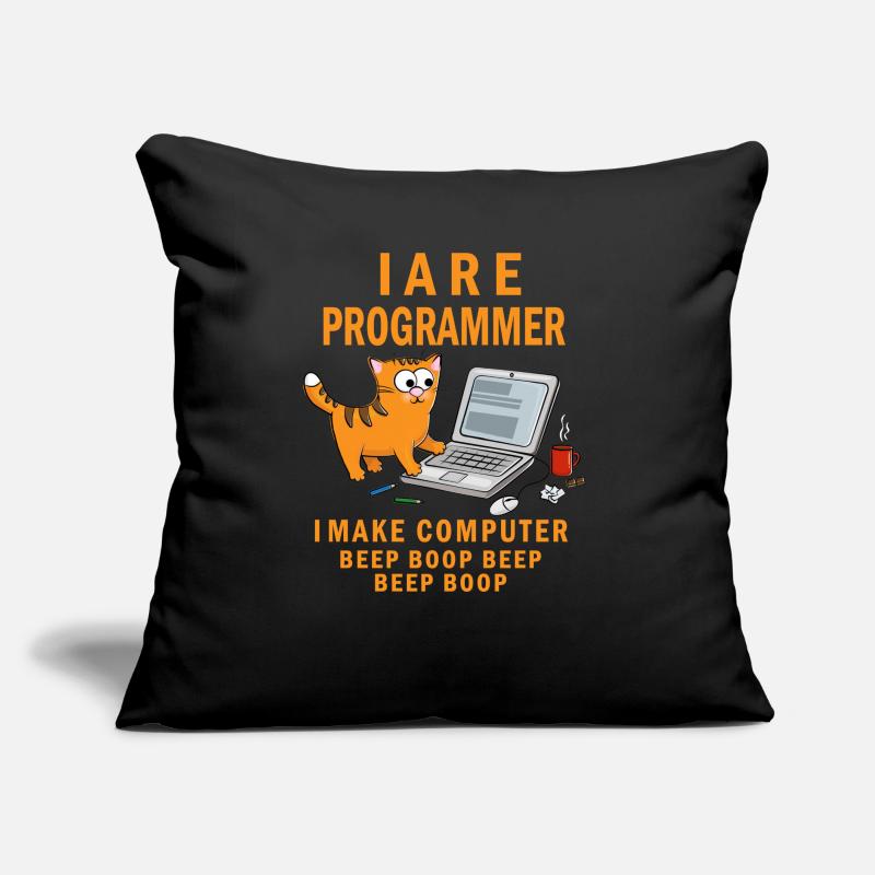 Je suis programmeur Je fais un bip d’ordinateur Boop Coussin et housse de 45 x 45 cm
