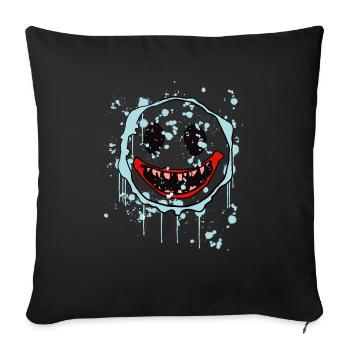 Halloween Monster - Sofakissen mit Füllung 45 x 45 cm - Schwarz - Vorne