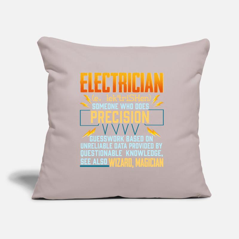 Electronics engineering Electrical engineer Lineman Sofa pillow with filling 45cm x 45cm