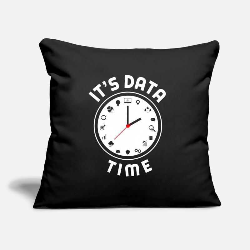 Data Engineering Data Analytics It's Data Time Sofa pillow with filling 45cm x 45cm