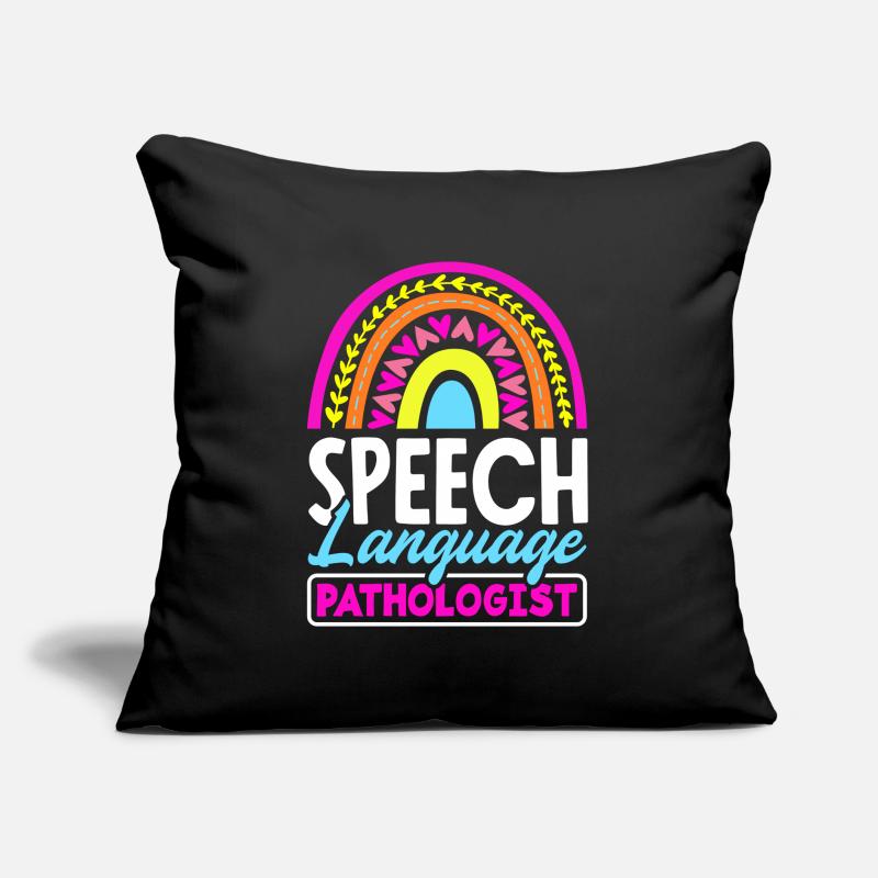 Speech Language Pathologist Speech Therapy Sofakissen mit Füllung 45 x 45 cm