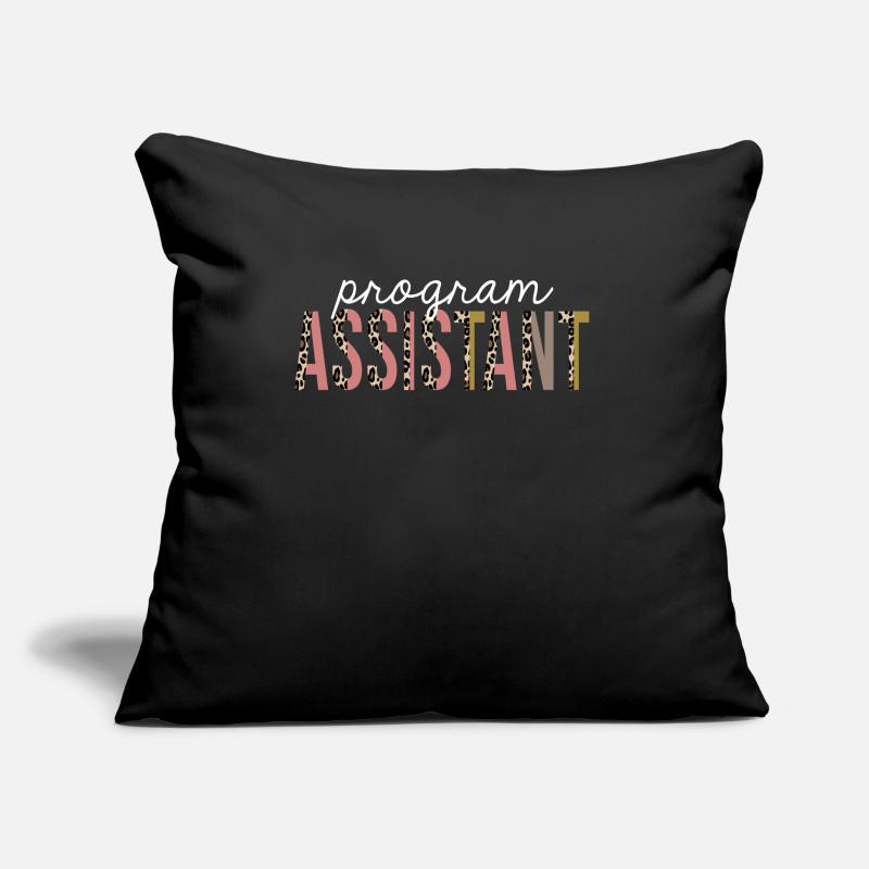 Programmassistent Leopard Print lustiges Geschenk Sofakissen mit Füllung 45 x 45 cm
