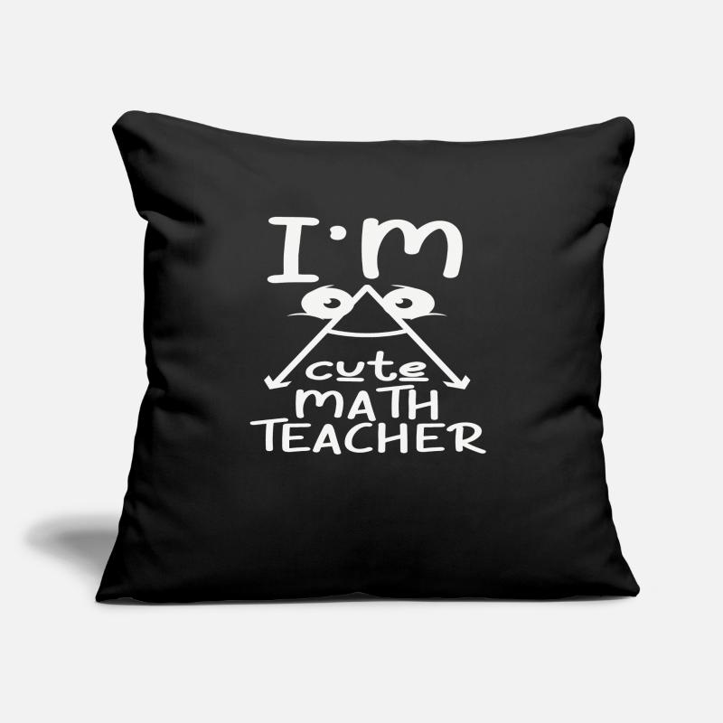 I'm Cute Math Teacher Maths Sofa pillow with filling 45cm x 45cm