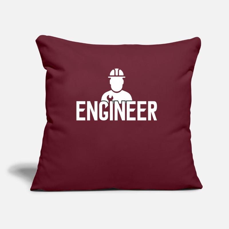 ENGINEER Diploma in Mechanical Engineering Sofa pillow with filling 45cm x 45cm