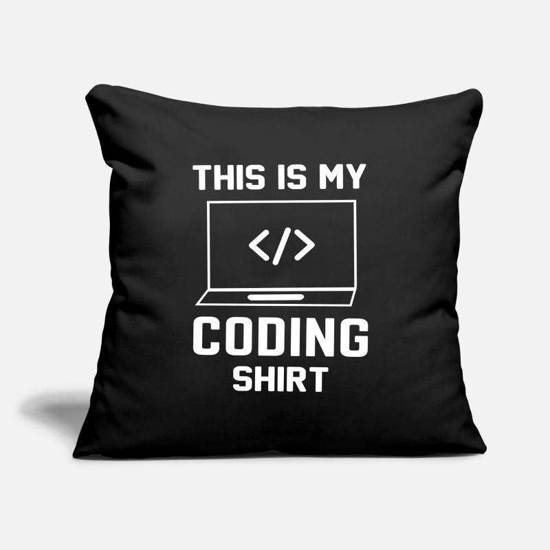 Softwareentwickler Programmierer Geschenk Sofakissen mit Füllung 45 x 45 cm