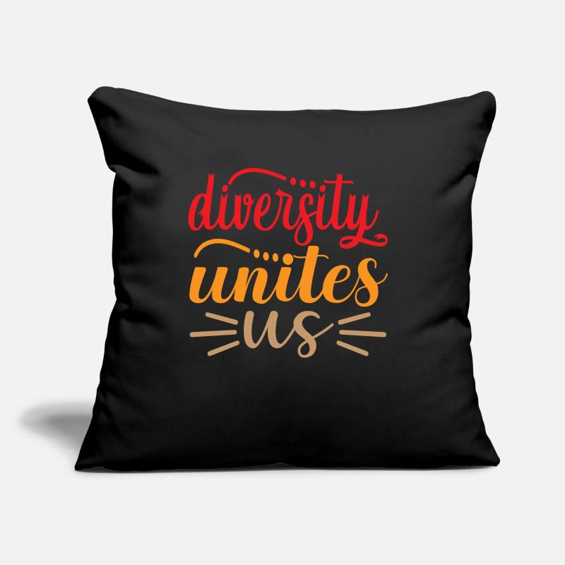 androgynous bisexual gender gay trans binary Sofa pillow with filling 45cm x 45cm