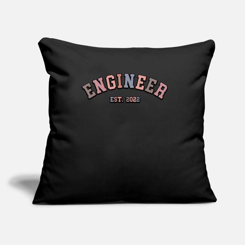 Engineer Brain Mechanical Engineering Electrical Engineering Math Sofa pillow with filling 45cm x 45cm