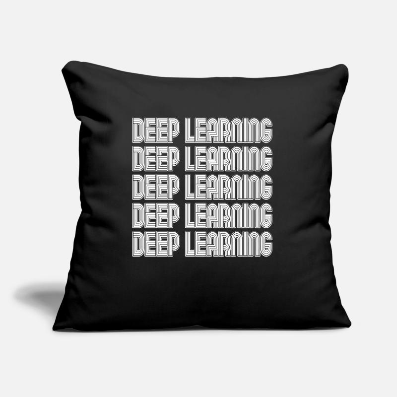 Deep Learning Machine Learning AI KI Sofakissen mit Füllung 45 x 45 cm