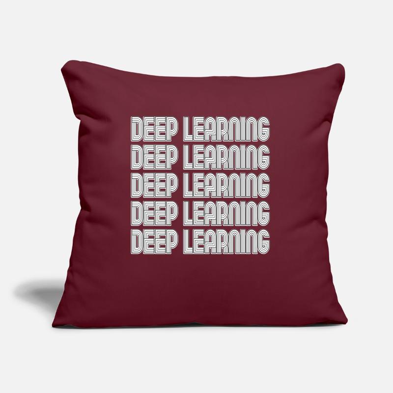 Deep Learning, Machine Learning, AI, AI Sofa pillow with filling 45cm x 45cm