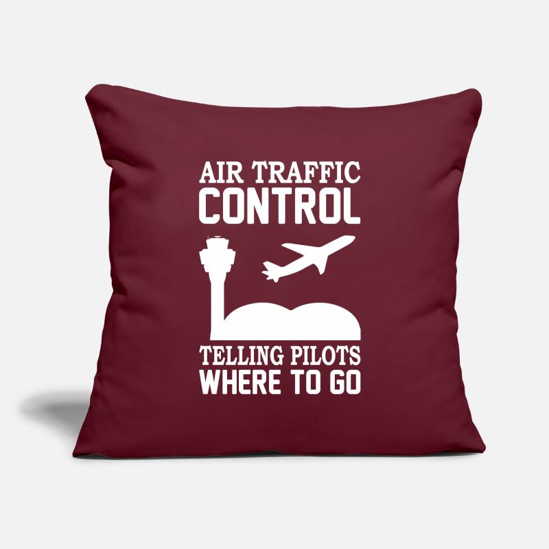 Air traffic controller Tower controller Flight attendants Sofa pillow with filling 45cm x 45cm