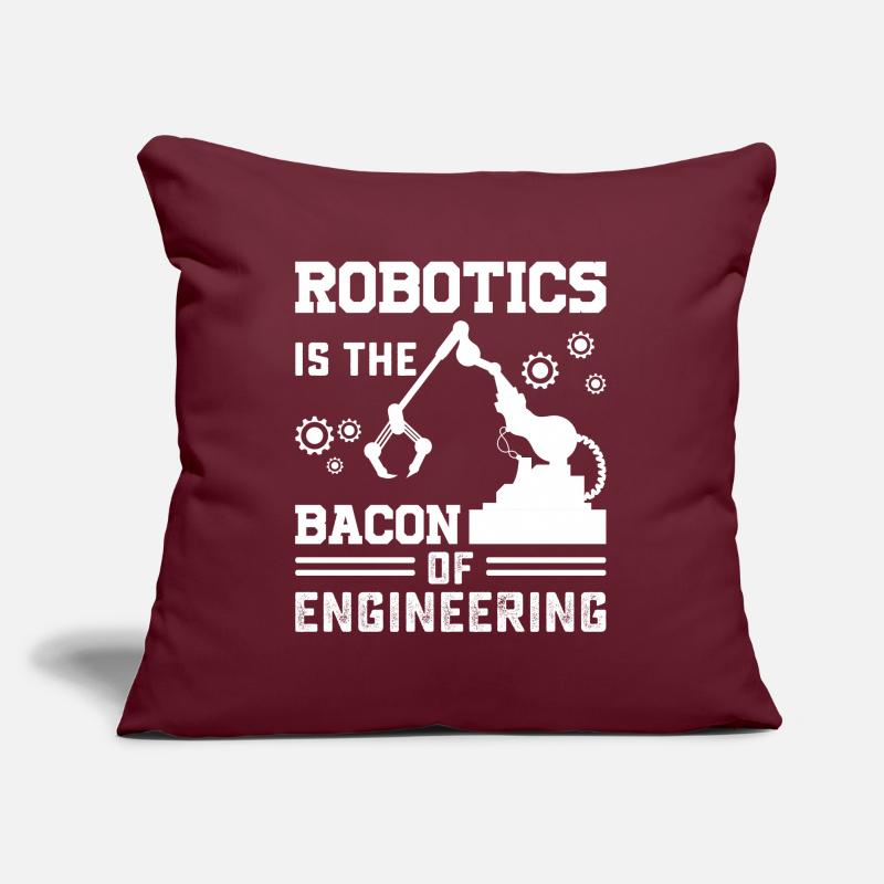 Roboter Programmierer Automatisierungstechniker Sofakissen mit Füllung 45 x 45 cm