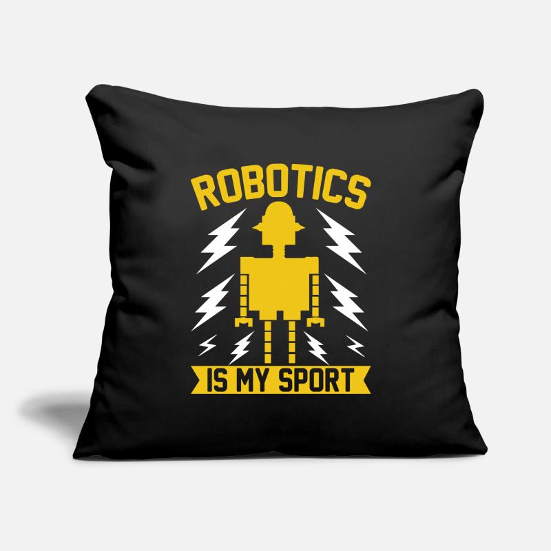 Roboter Programmierer Automatisierungstechniker Sofakissen mit Füllung 45 x 45 cm