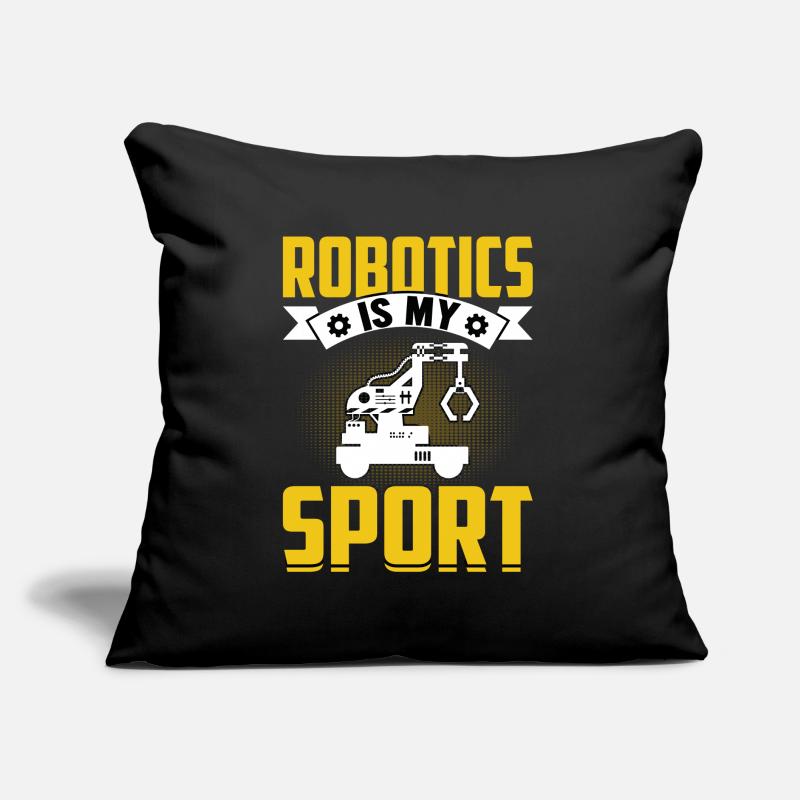 Robot Programmer Automation Technician Sofa pillow with filling 45cm x 45cm
