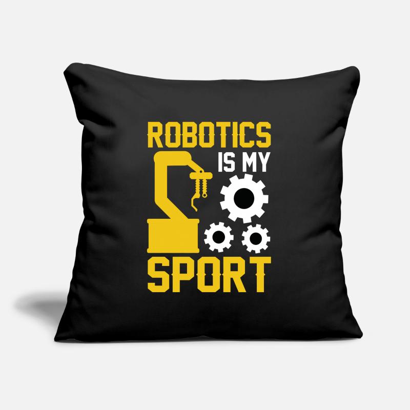 Programmeur de robots Technicien en automatisation Coussin et housse de 45 x 45 cm