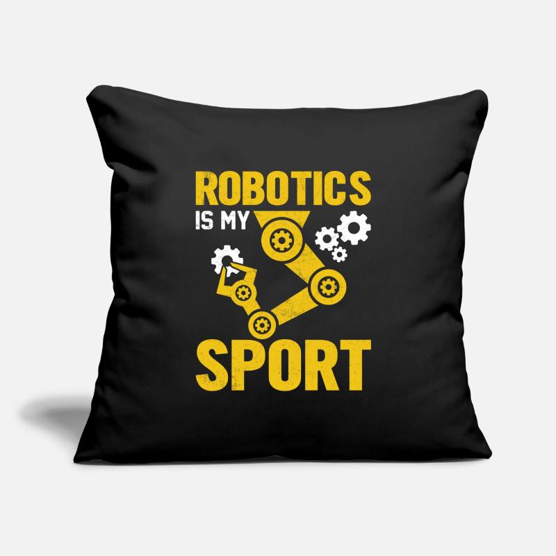 Robot Programmer Automation Technician Sofa pillow with filling 45cm x 45cm