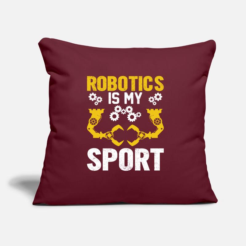 Robot Programmer Automation Technician Sofa pillow with filling 45cm x 45cm
