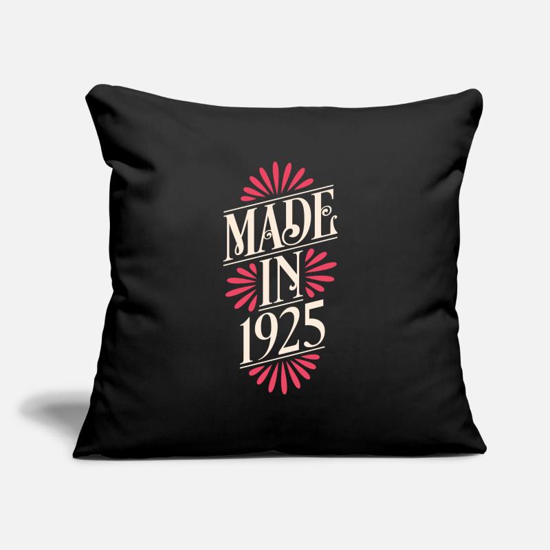 1925 - Année de construction 1925 - Né en 1925 Coussin et housse de 45 x 45 cm