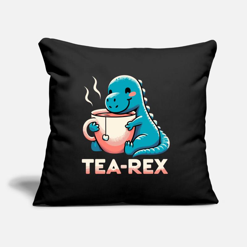 Tee Rex Tee-Rex Teetrinker Geschenk Sofakissen mit Füllung 45 x 45 cm