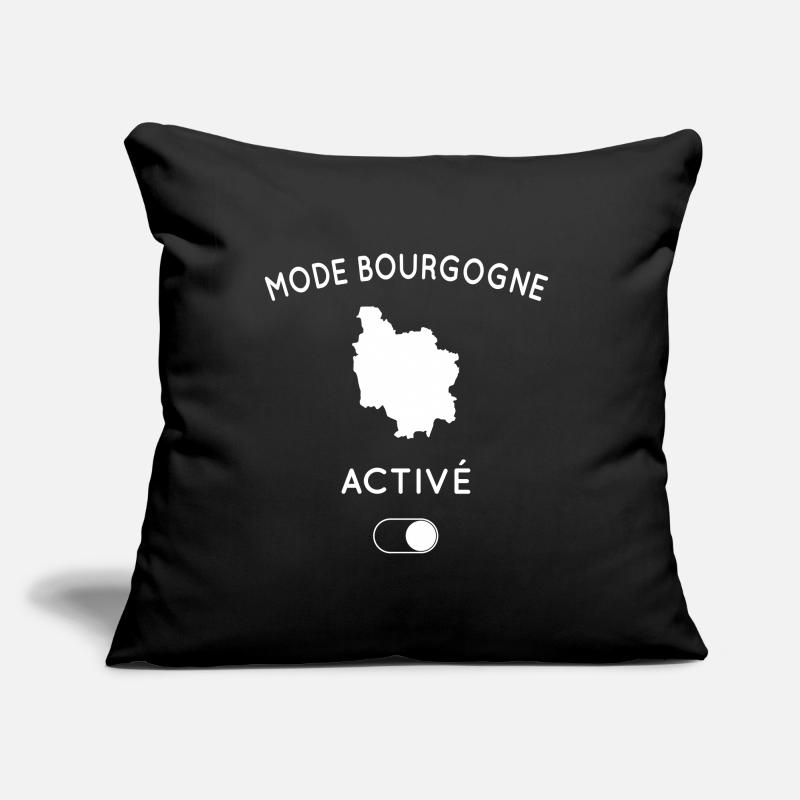 Mode Bourgogne activé Coussin et housse de 45 x 45 cm