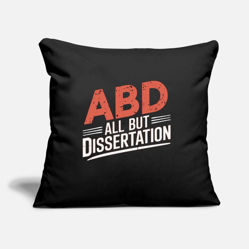 ABD All But Dissertation 9 Sofakissen mit Füllung 45 x 45 cm