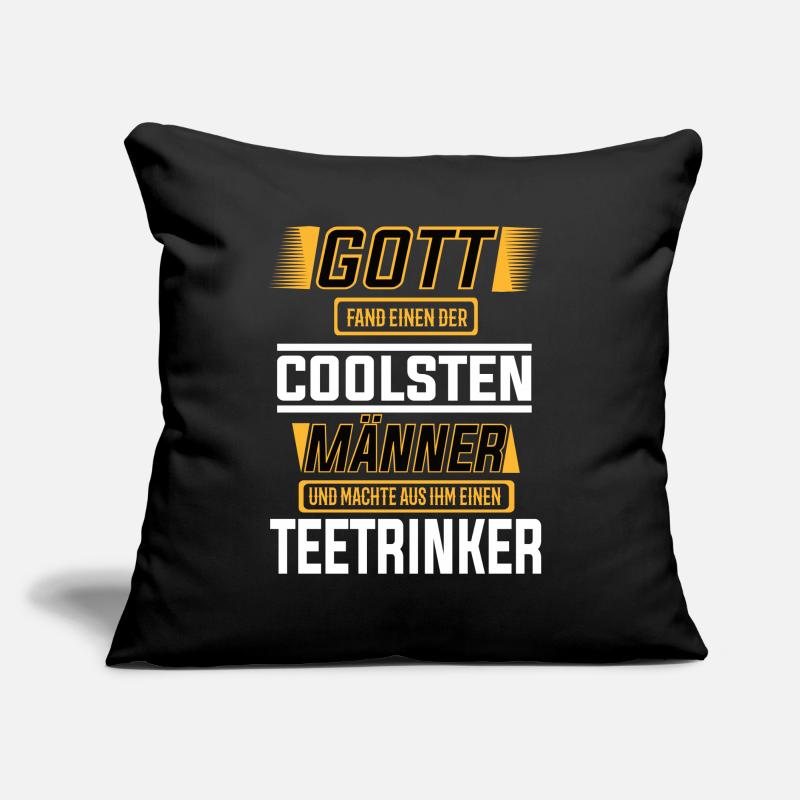 Teetrinker, einer der coolsten Männer der Welt Sofakissen mit Füllung 45 x 45 cm
