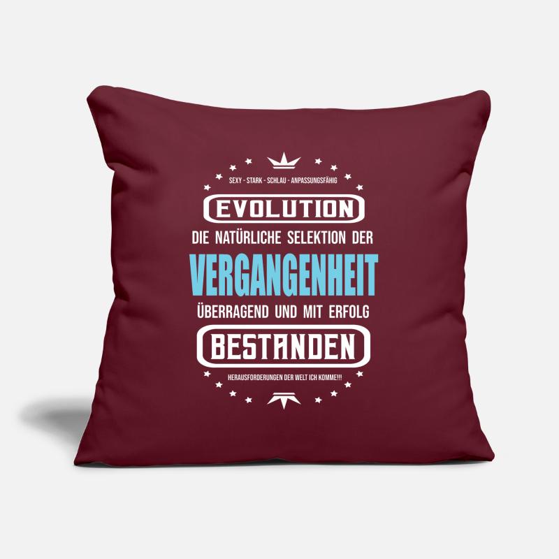 Past, Evolution, Development Sofa pillow with filling 45cm x 45cm