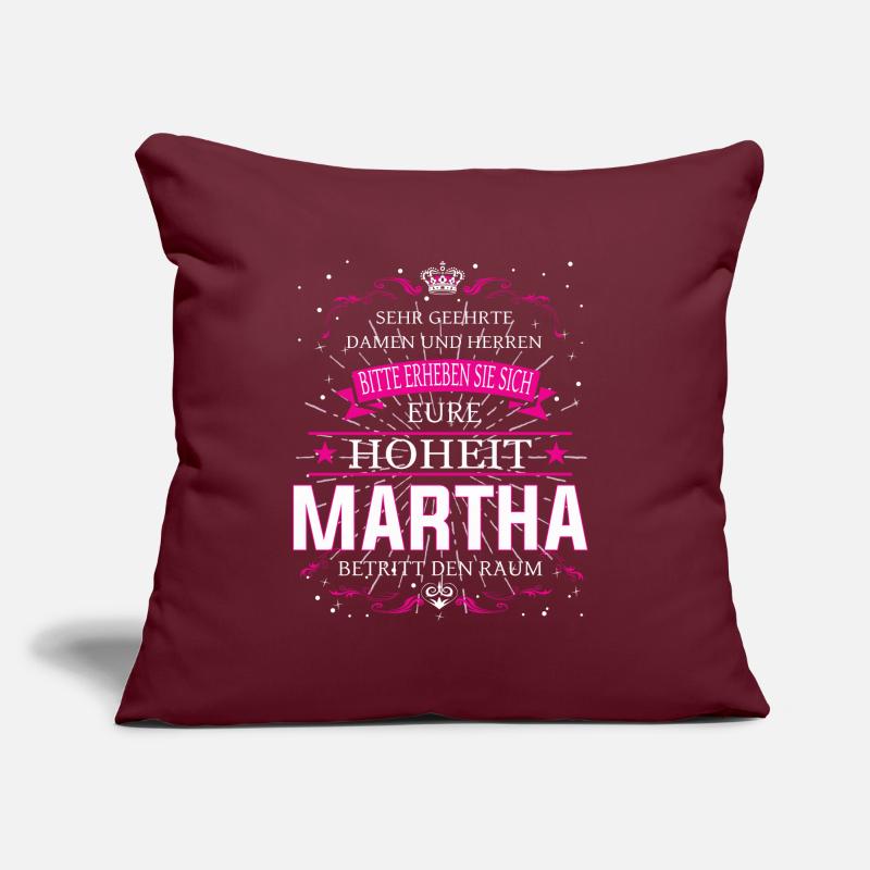 Martha ist wieder da, alles wird gut Sofakissen mit Füllung 45 x 45 cm