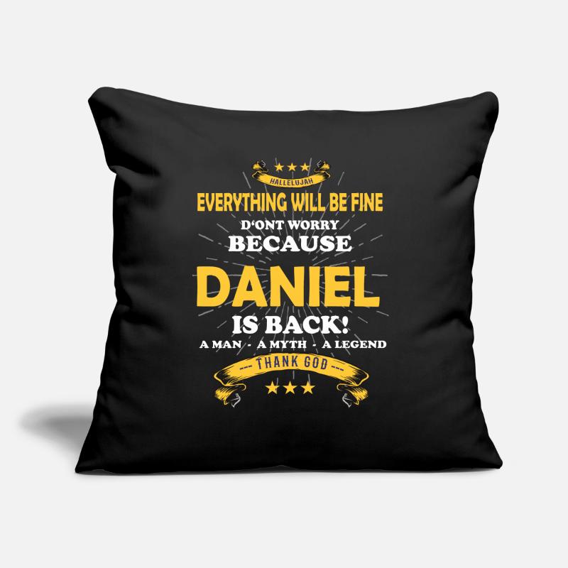 Alles wird gut denn Daniel Ist da Outfit Sofakissen mit Füllung 45 x 45 cm