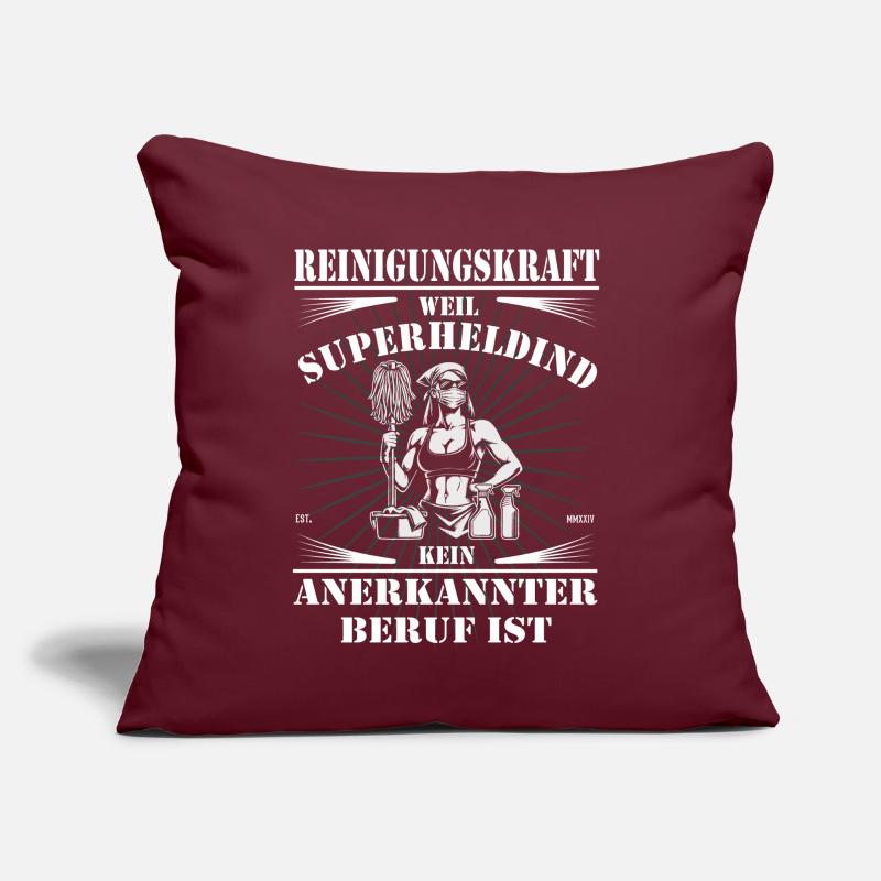 Cleaner: Because superheroine is not a recognized Sofa pillow with filling 45cm x 45cm
