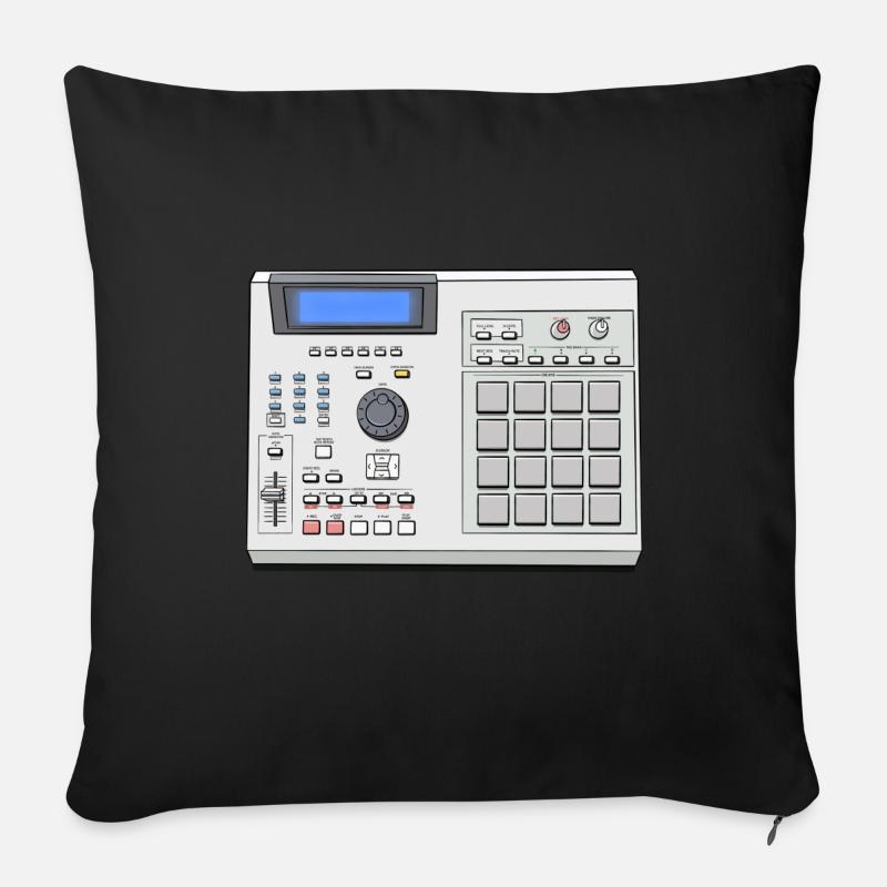 MPC 2000XL - Coussin et housse de 45 x 45 cm - noir