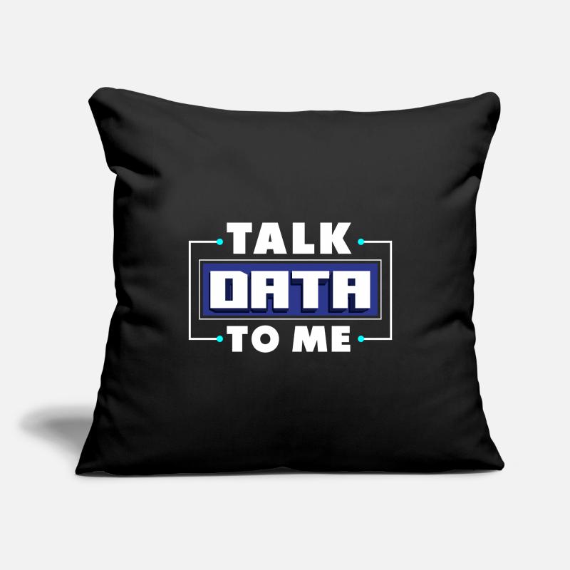 Data Analytics Data Engineering Talk to Sofa pillow with filling 45cm x 45cm
