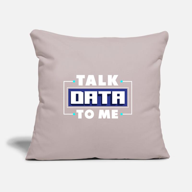 Data Analytics Data Engineering Talk to Sofa pillow with filling 45cm x 45cm