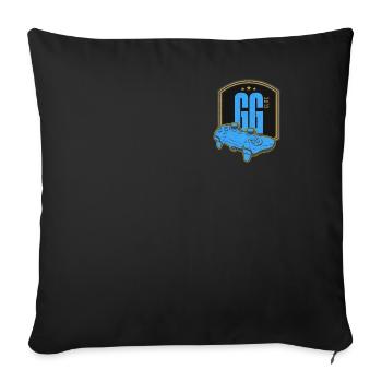 GGElite Monogram - Sofa pillow with filling 45cm x 45cm - black - Front