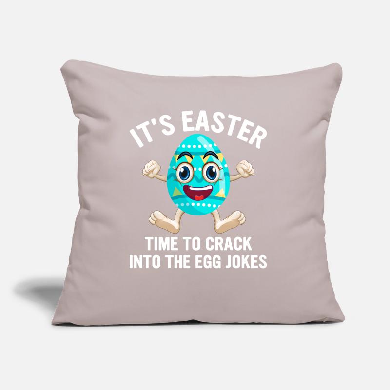 It's Easter Funny Jokes Cute Egg Hunting Sofa pillow with filling 45cm x 45cm