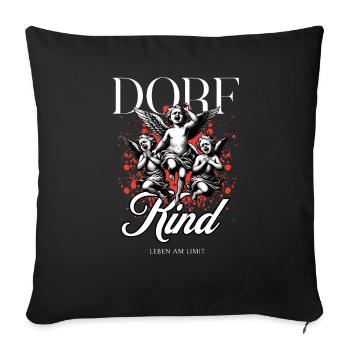 Village enfants Enfants Enfants à la limite - Coussin et housse de 45 x 45 cm - noir - Devant