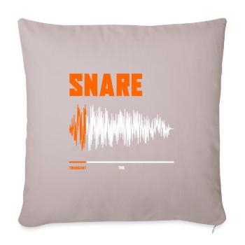 Snare Waveform | Music Producer | Beatmaker - Sofakissen mit Füllung 45 x 45 cm - helles Taupe - Vorne