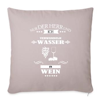 Winegrowers Winegrowers - Sofa pillow with filling 45cm x 45cm - light taupe - Front