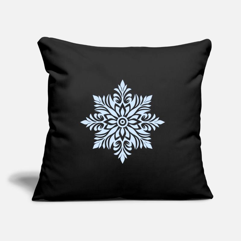 Flocon De Neige, Hiver, Flocon De Neige, Étoile, Modèle, Glace Coussin et housse de 45 x 45 cm