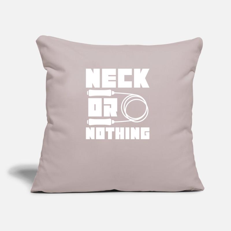 Hals Oder Nichts Springseil Springseil Training Sofakissen mit Füllung 45 x 45 cm