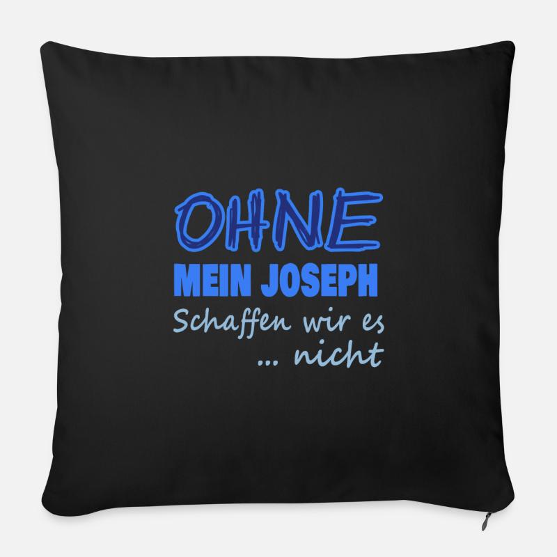 joseph - Sofakissen mit Füllung 45 x 45 cm - Schwarz