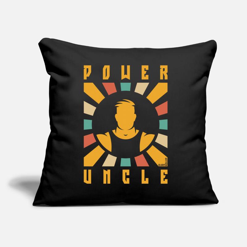 Power Uncle (Rays / 4C) Sofa pillow with filling 45cm x 45cm